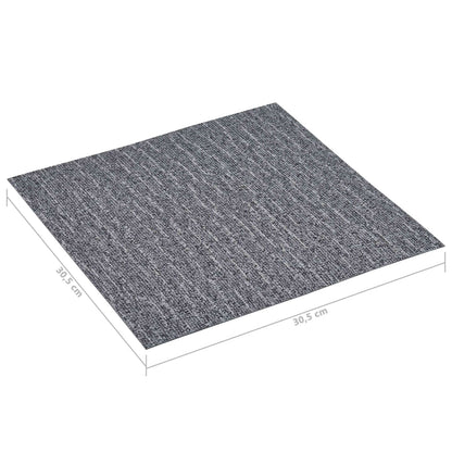 Flooring Planks 5.11 m² 55 pcs PVC White and Grey