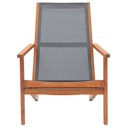 Garden Chair | Grey | Solid eucalyptus wood | Medium | Garden Chair