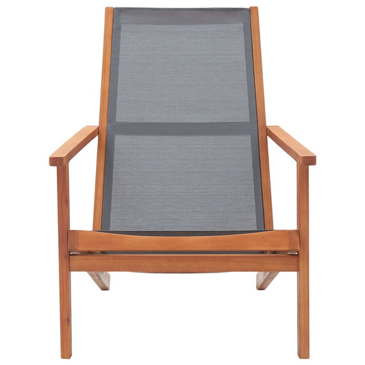 Garden Chair | Grey | Solid eucalyptus wood | Medium | Garden Chair
