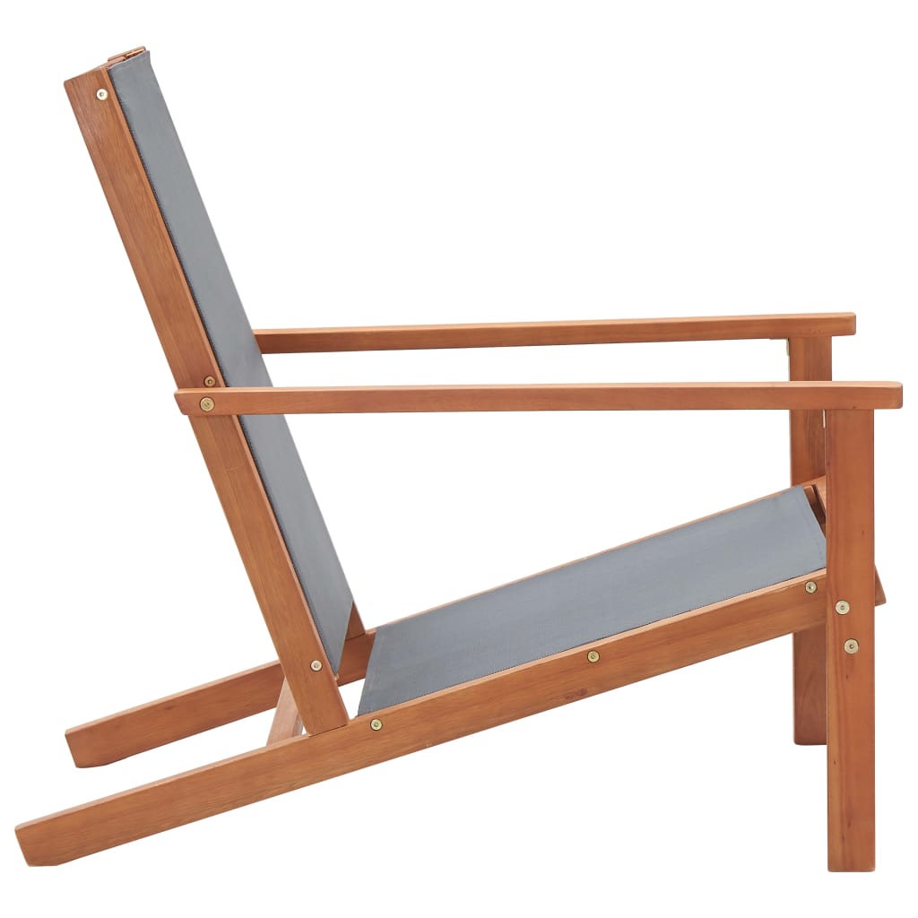 Garden Chair | Grey | Solid eucalyptus wood | Medium | Garden Chair