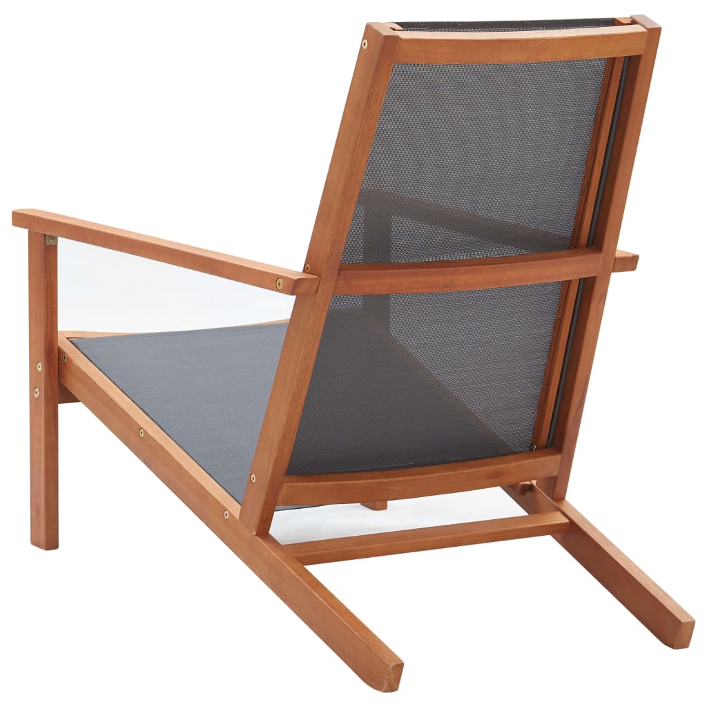 Garden Chair | Grey | Solid eucalyptus wood | Medium | Garden Chair