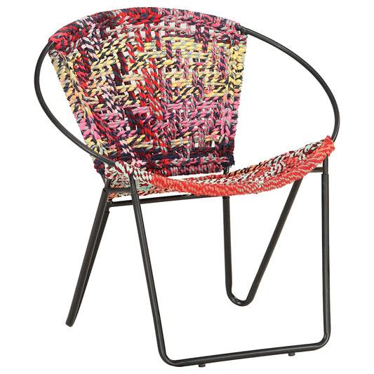 Chair | Multicolours | Chindi fabric (100% cotton), powder-coated steel