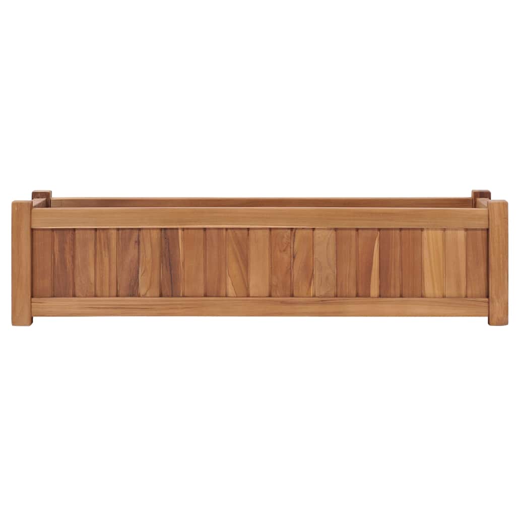 Raised Bed 100x30x25 cm Solid Teak Wood
