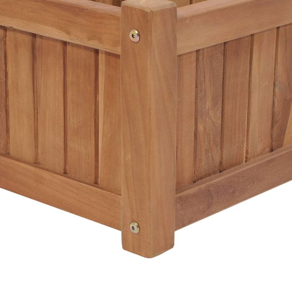 Raised Bed 200x30x25 cm Solid Teak Wood