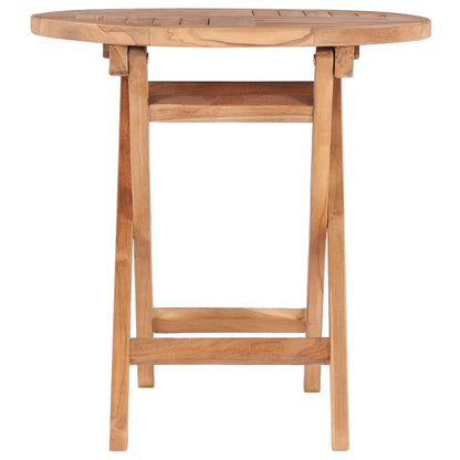 Outdoor Table | Natural teak | Solid teak wood | Compact | Foldable