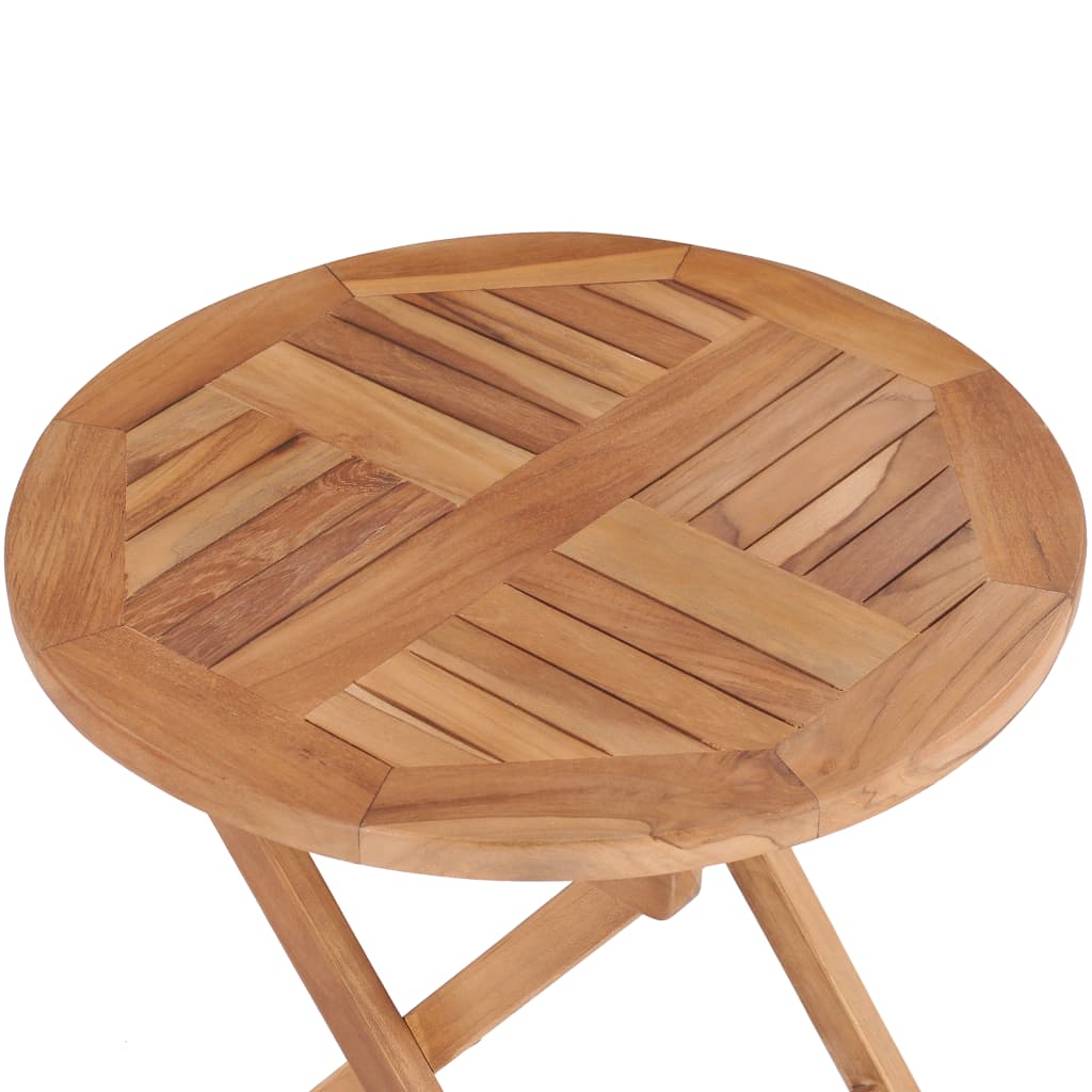 Outdoor Table | Natural teak | Solid teak wood | Compact | Foldable