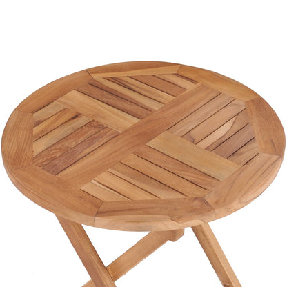 Outdoor Table | Natural teak | Solid teak wood | Compact | Foldable