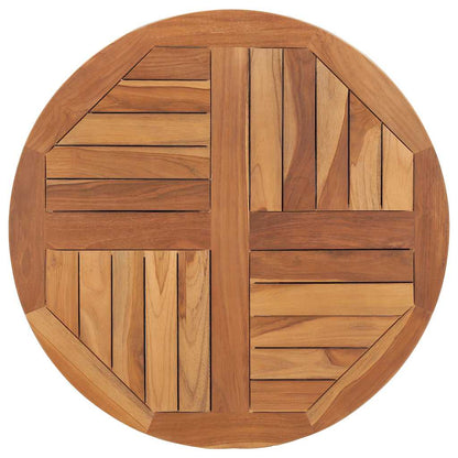 Tabletop | Teak | Solid wood | Medium | Durable | Round | Rustic