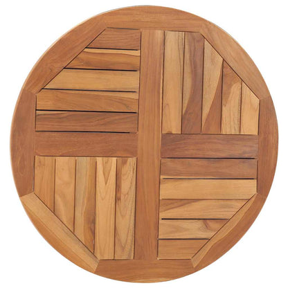 Tabletop | Teak | Solid wood | Medium | Durable | Round | Rustic