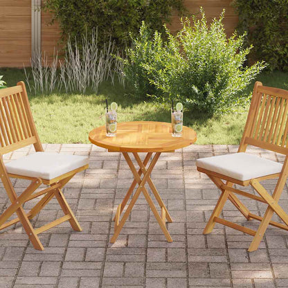Tabletop | Teak | Solid wood | Medium | Durable | Round | Rustic