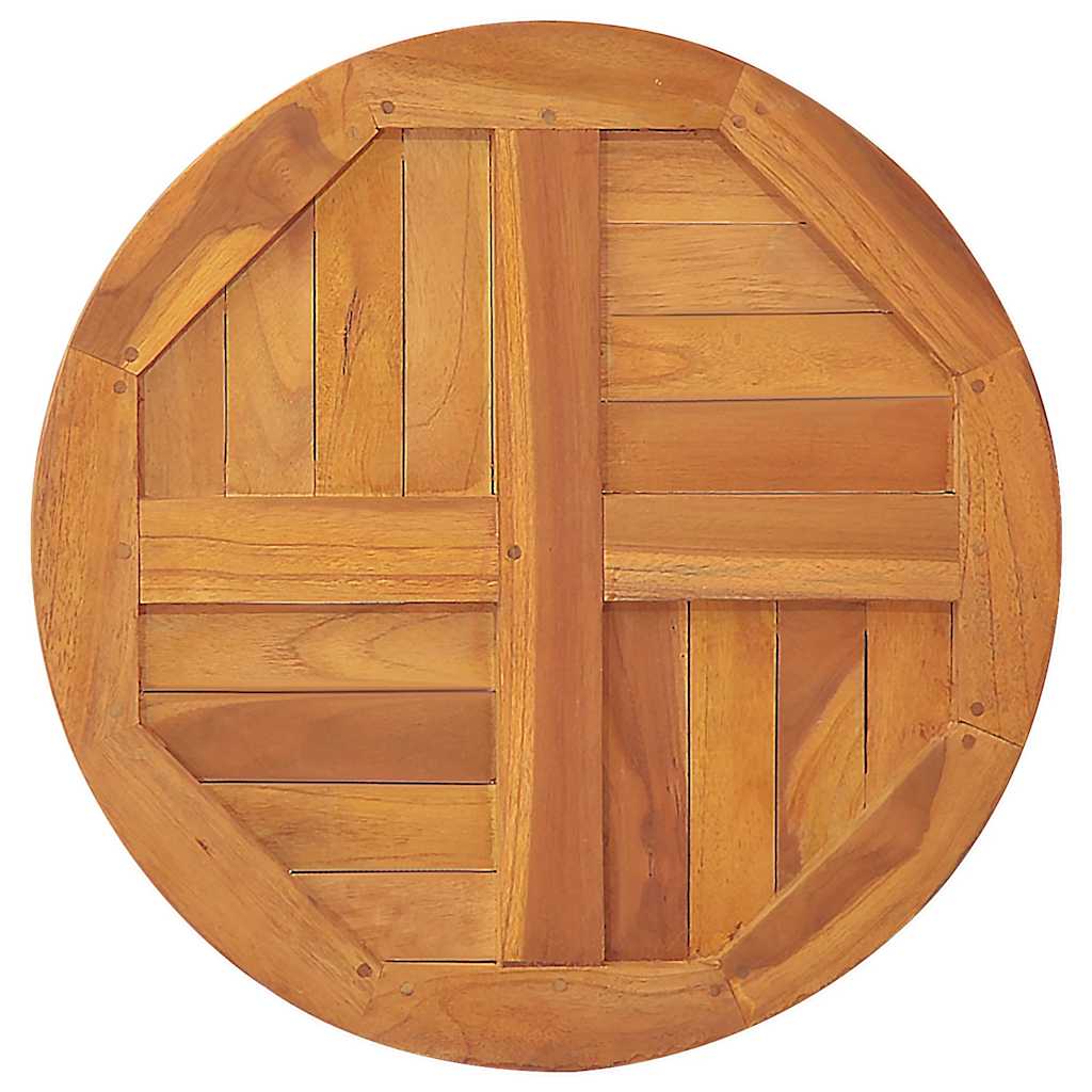 Tabletop | Teak | Solid teak wood | Diameter 80 cm, Thickness 2.5 cm