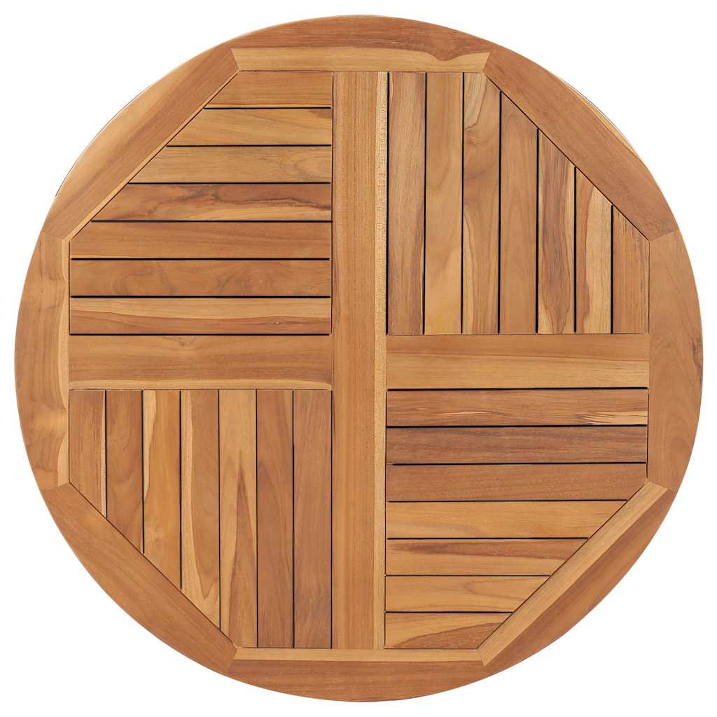 Tabletop | Natural Teak | Solid teak wood | 90 cm diameter | Durable