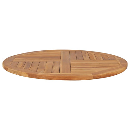 Tabletop | Natural Teak | Solid teak wood | 90 cm diameter | Durable