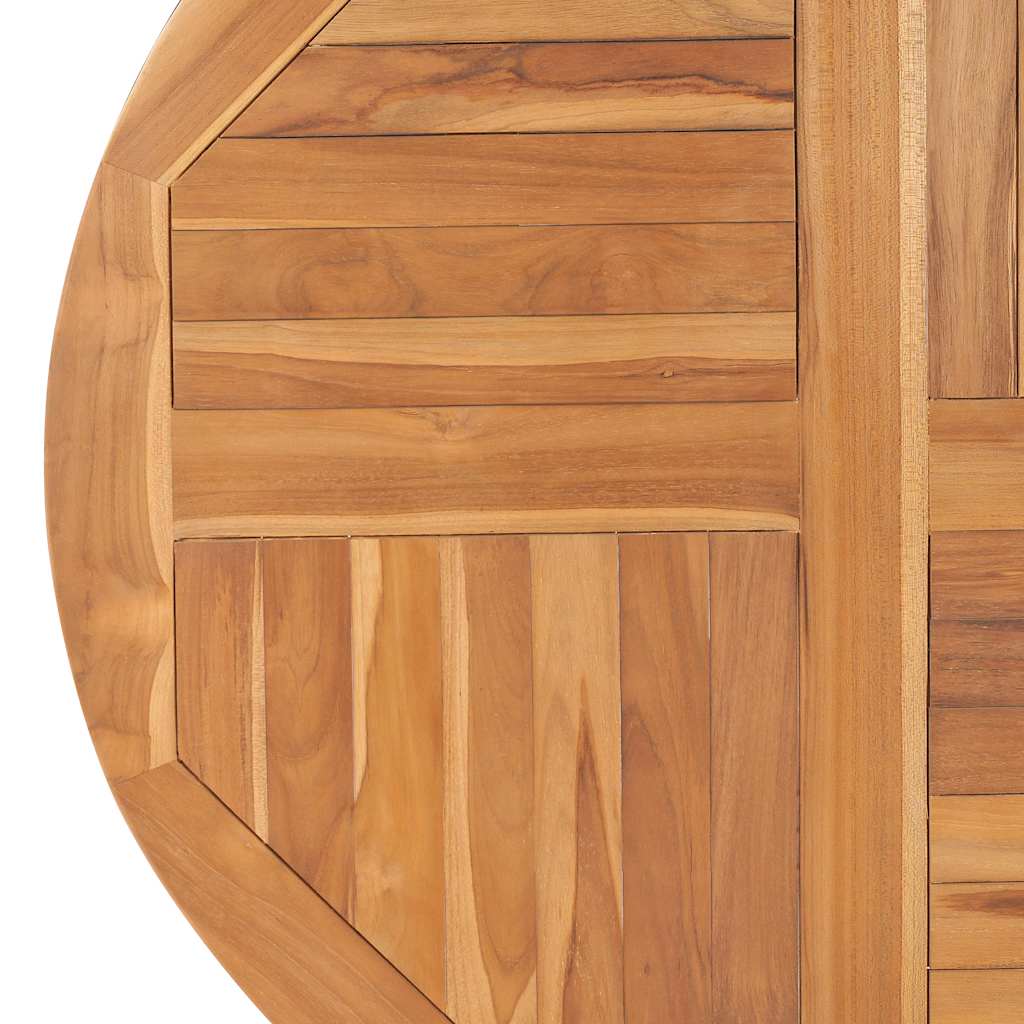 Tabletop | Natural Teak | Solid teak wood | 90 cm diameter | Durable