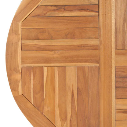 Tabletop | Natural Teak | Solid teak wood | 90 cm diameter | Durable