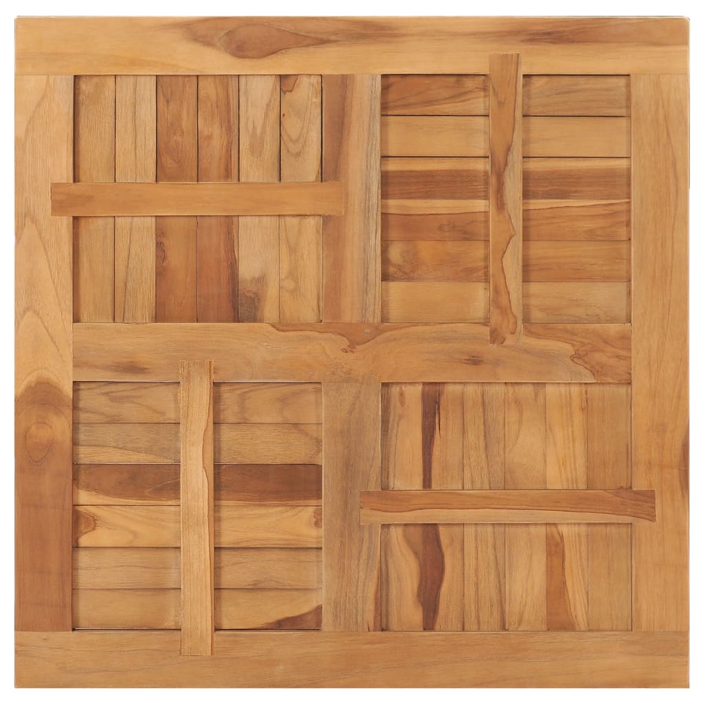 Table Top | Teak | Solid Teak Wood | 80x80 cm | Durable | Table Top