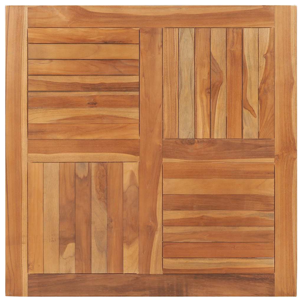 Table Top | Natural Teak | Solid Teak Wood | 90x90 cm | Durable