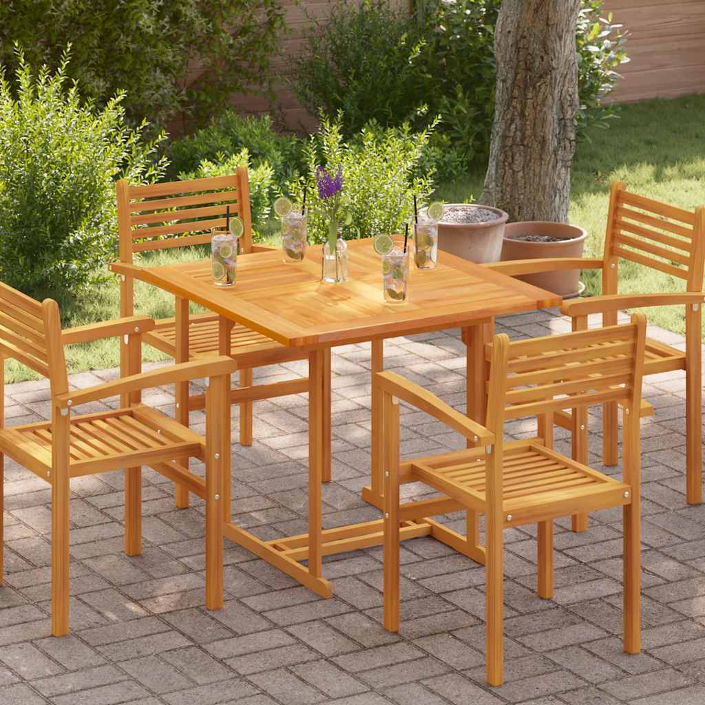 Table Top | Natural Teak | Solid Teak Wood | 90x90 cm | Durable