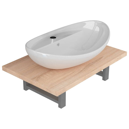 Bathroom Furniture Set | Oak | Engineered wood | Standard