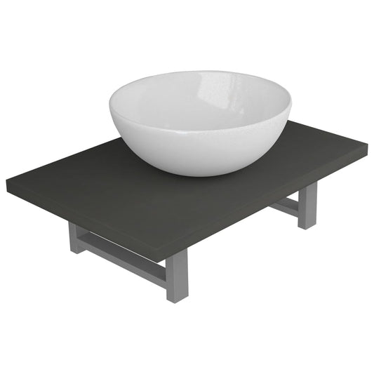 Bathroom Furniture Set | Grey, White