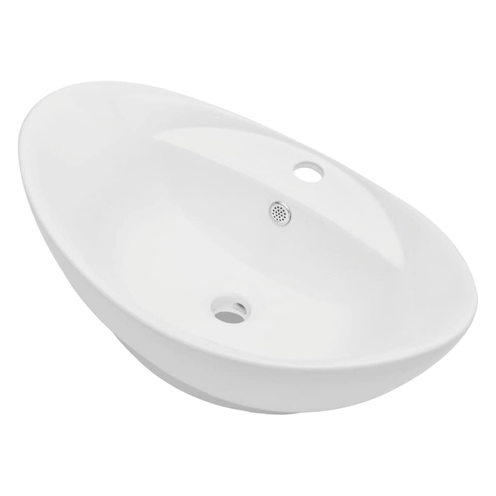 Bathroom Furniture Set | Black and White | Engineered wood, Ceramic