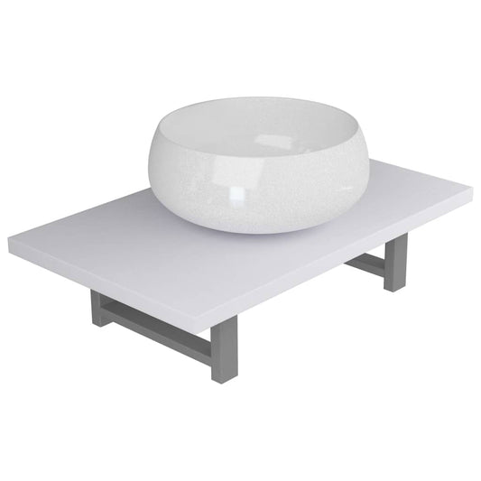 Bathroom Furniture Set | White | Ceramic | Medium