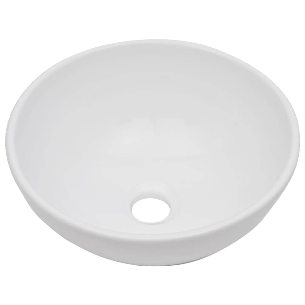 Two Piece Bathroom Furniture Set Ceramic White