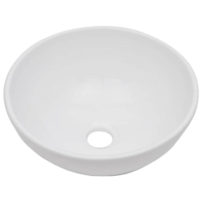 Two Piece Bathroom Furniture Set Ceramic White