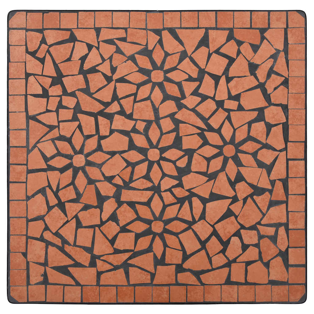 Mosaic Bistro Set | Terracotta | Powder-coated iron | Medium | Durable