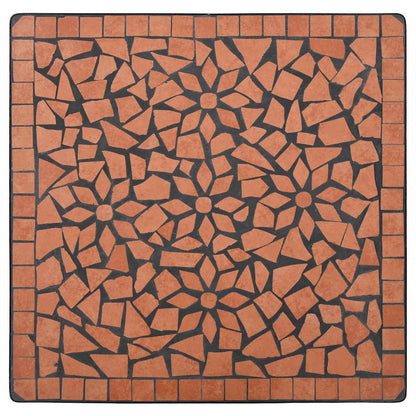 Mosaic Bistro Set | Terracotta | Powder-coated iron | Medium | Durable