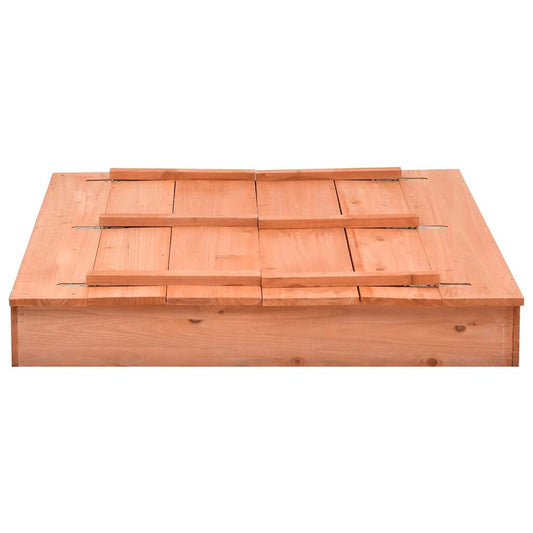 92173 vidaXL Sandbox Firwood 95x90x15 cm