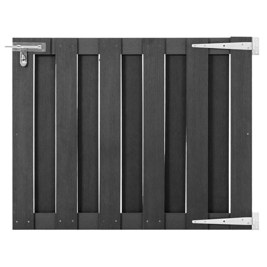 Garden Gate WPC 100x80 cm Grey