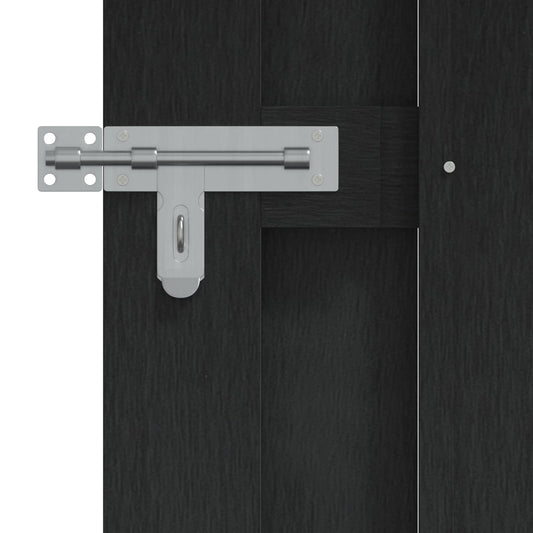 49085 vidaXL Garden Gate WPC 100x150 cm Grey