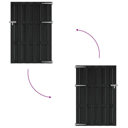 Garden Gate WPC 100x150 cm Grey