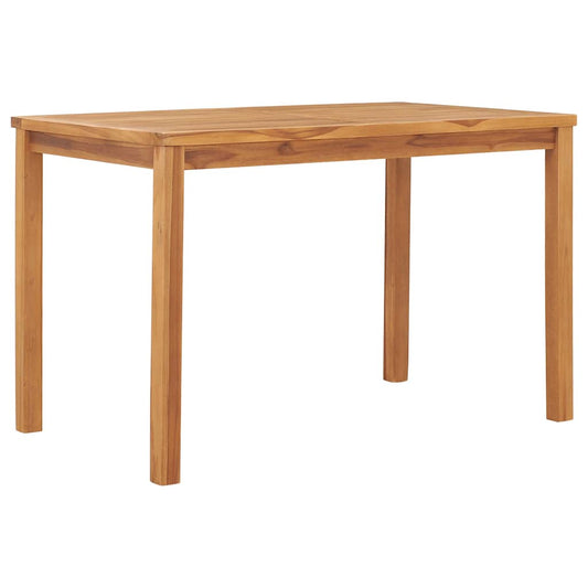 49360 vidaXL Garden Dining Table 120x70x77 cm Solid Teak Wood