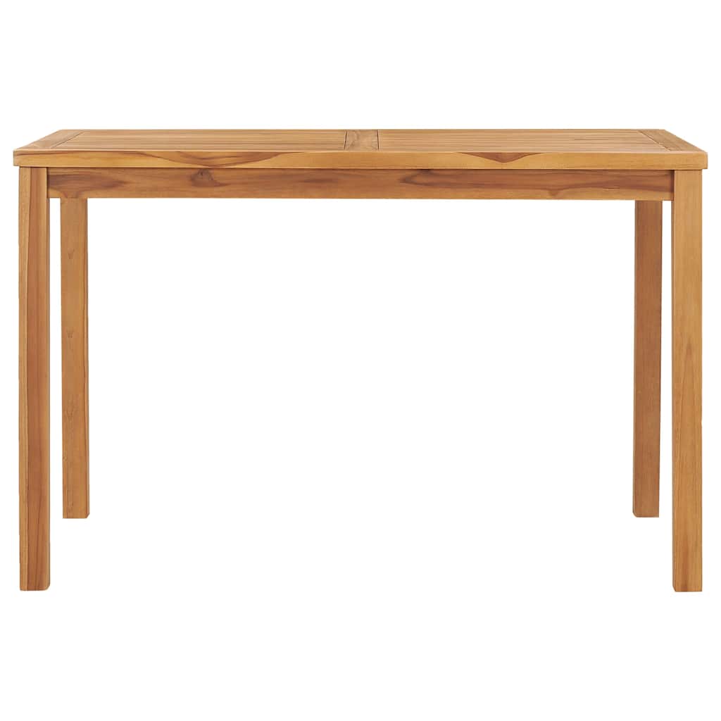 49360 vidaXL Garden Dining Table 120x70x77 cm Solid Teak Wood