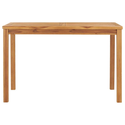 49360 vidaXL Garden Dining Table 120x70x77 cm Solid Teak Wood