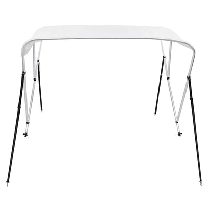 92359 vidaXL 3 Bow Bimini Top White 183x140x137 cm