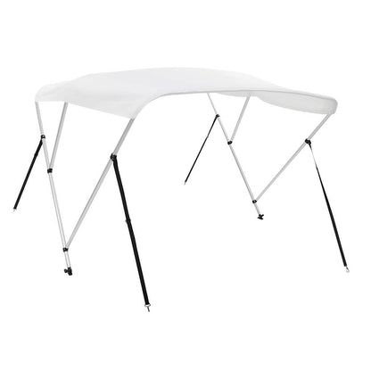 92359 vidaXL 3 Bow Bimini Top White 183x140x137 cm