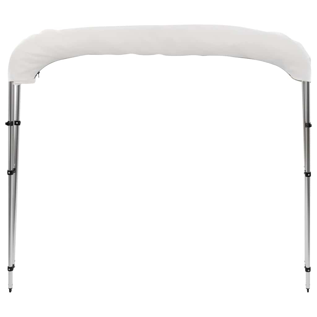 92359 vidaXL 3 Bow Bimini Top White 183x140x137 cm