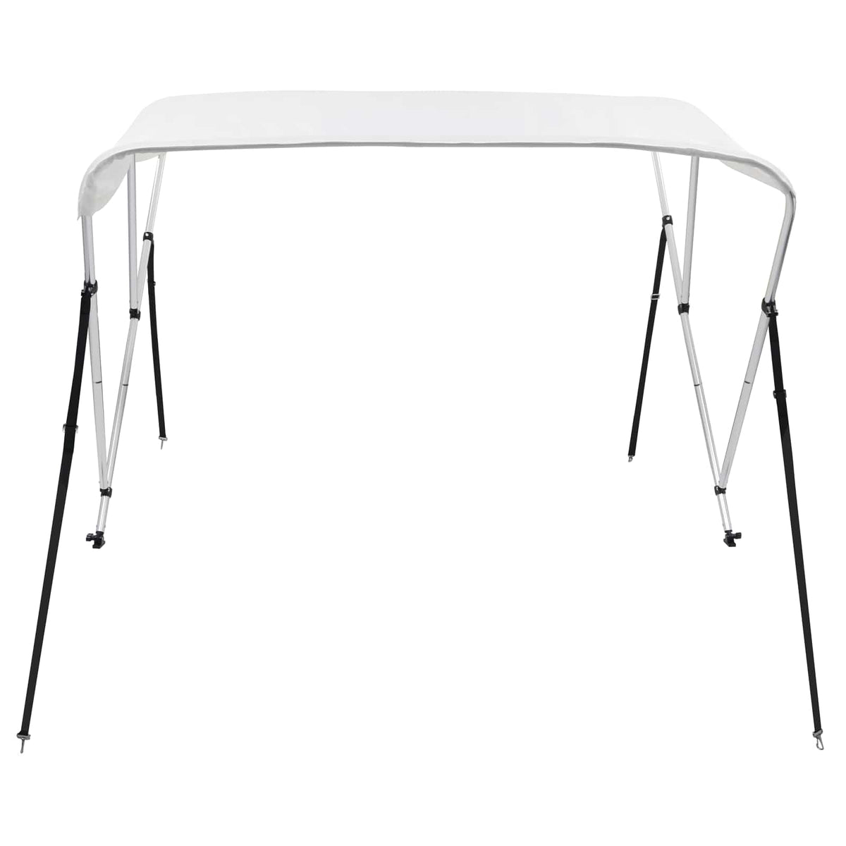 92360 vidaXL 3 Bow Bimini Top White 183x160x137 cm