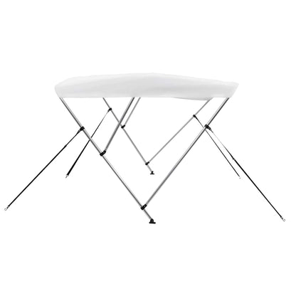 92362 vidaXL 3 Bow Bimini Top White 183x196x137 cm