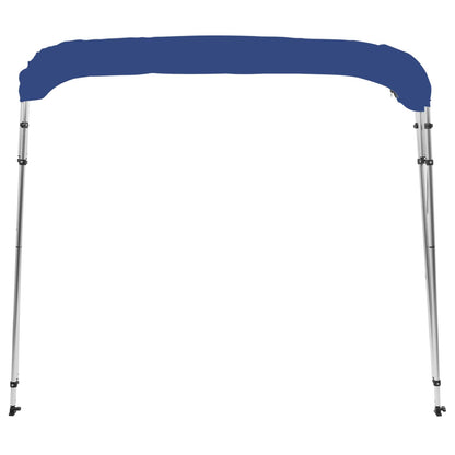92370 vidaXL 4 Bow Bimini Top Blue 243x180x137 cm
