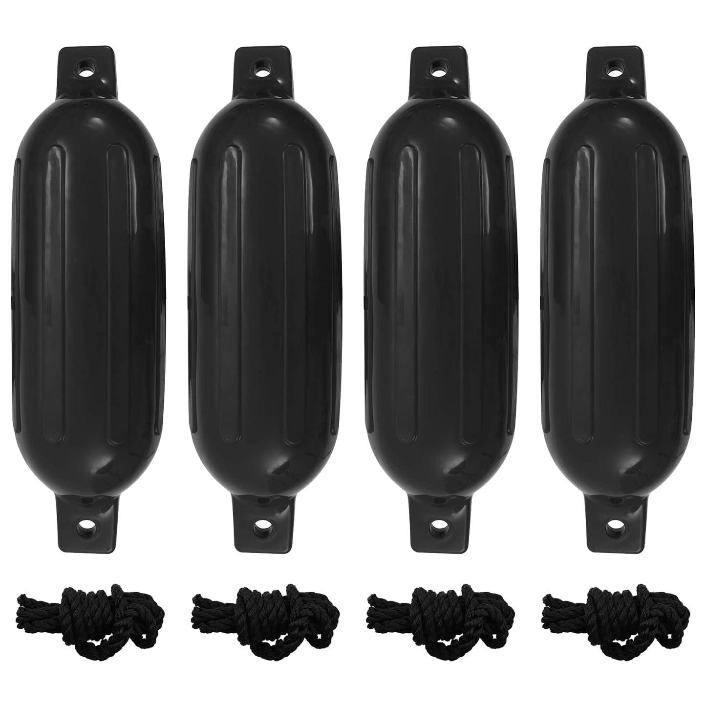 Boat bumpers 4.1 kg 58.5 x 16.5 cm Black PVC