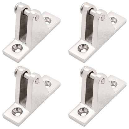 Boat Deck Hinges for Bimini Top 4 pcs Stainless Steel