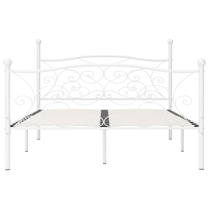 Bed Frame | White | Metal, plywood | Double | Tough | Bed Frame