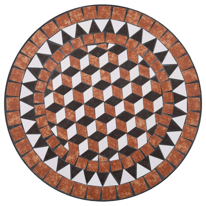 Mosaic Bistro Set | Terracotta | Powder-coated iron, ceramic tile
