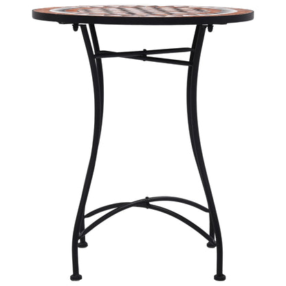 Mosaic Bistro Set | Terracotta | Powder-coated iron, ceramic tile