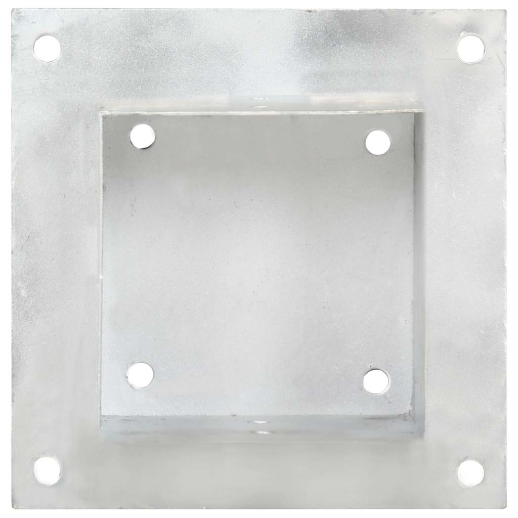 Post Anchors 4 pcs Galvanised Metal 141 mm