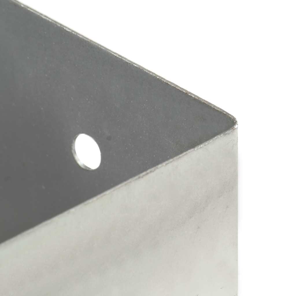Post Anchors 4 pcs Galvanised Metal 141 mm